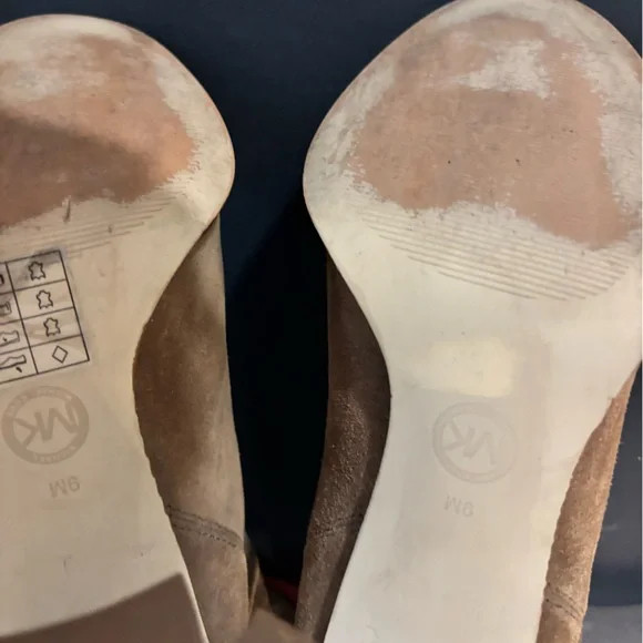 Michael Kors Tan Suede Over the Knee Boots - Picture 7 of 14